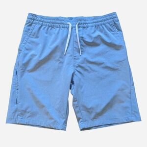 Kenneth Cole blue stretch drawstring shorts